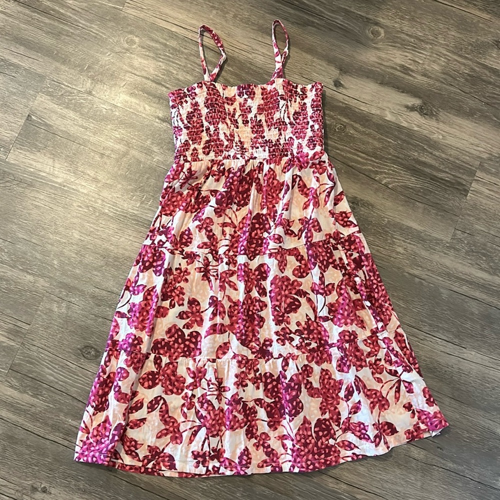 Old navy floral girls dress 6-7